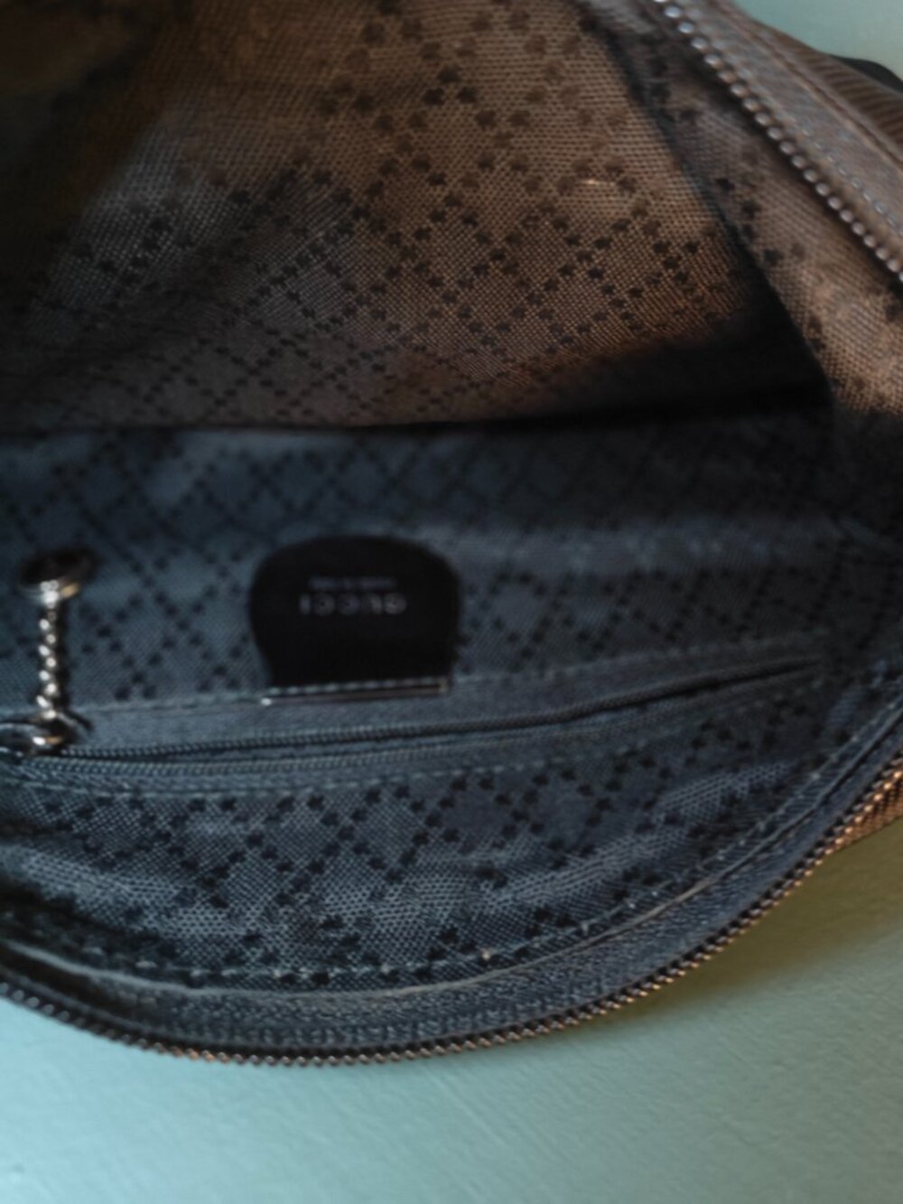 Authentic Gucci Vintage Nylon Bamboo Top Handle Shoulder Bag - Picture 3 of 8
